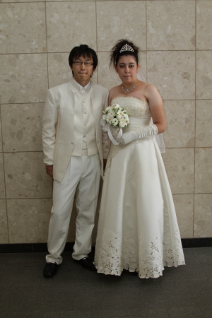 新郎新婦ポーズ写真
