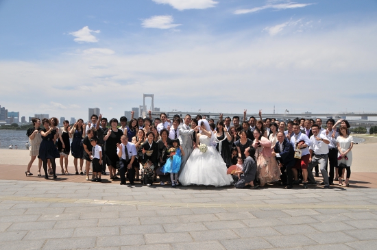 結婚式集合写真